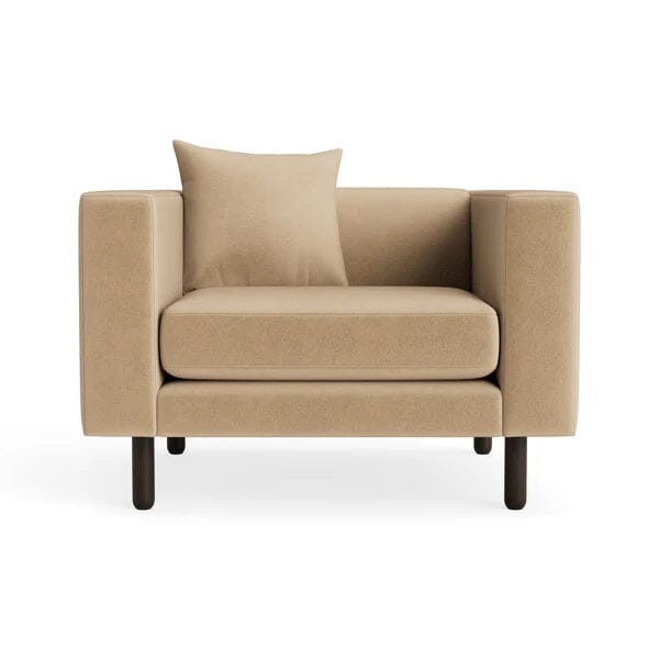 Mono Lounge Chair lounge chair BluDot Camel Velvet 