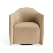 About Face Swivel Lounge Chair lounge chair BluDot Camel Leather 