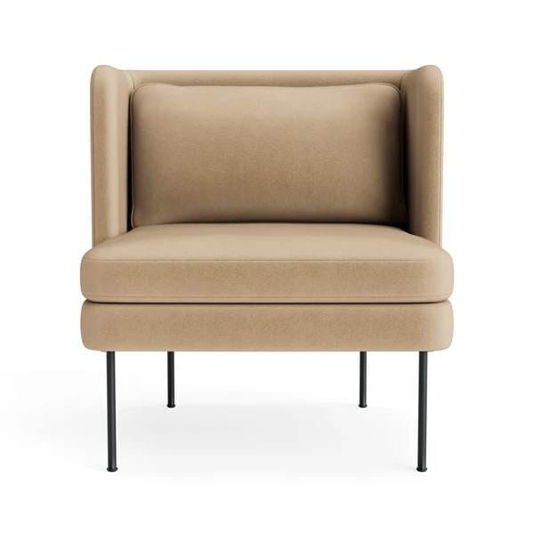 Bloke Lounge Chair lounge chair BluDot Camel Velvet 