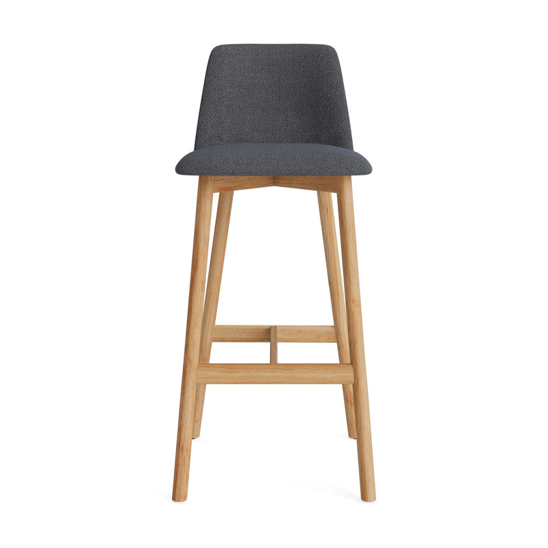 Chip Stool Stools BluDot Bar Height Camp Charcoal / White Oak 