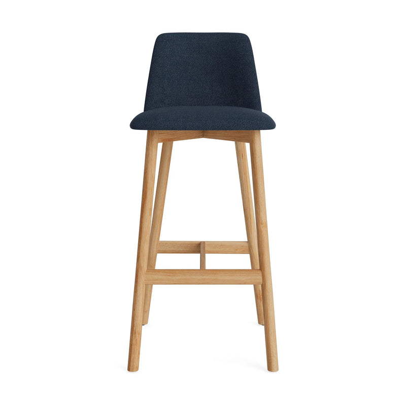 Chip Stool Stools BluDot Bar Height Camp Navy / White oak 
