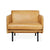 Foundry Chair lounge chair Gus Modern Canyon Whisky Leather Black 