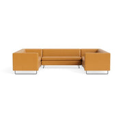 Bonnie and Clyde U-Shaped Sectional Sofa Sofa BluDot Canyon Leather 