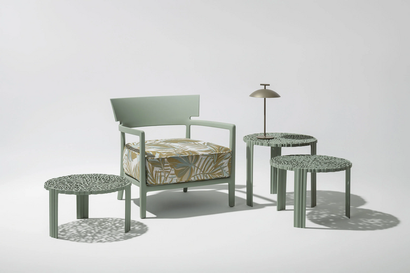 Cara mat outdoor liberty chile palm armchair