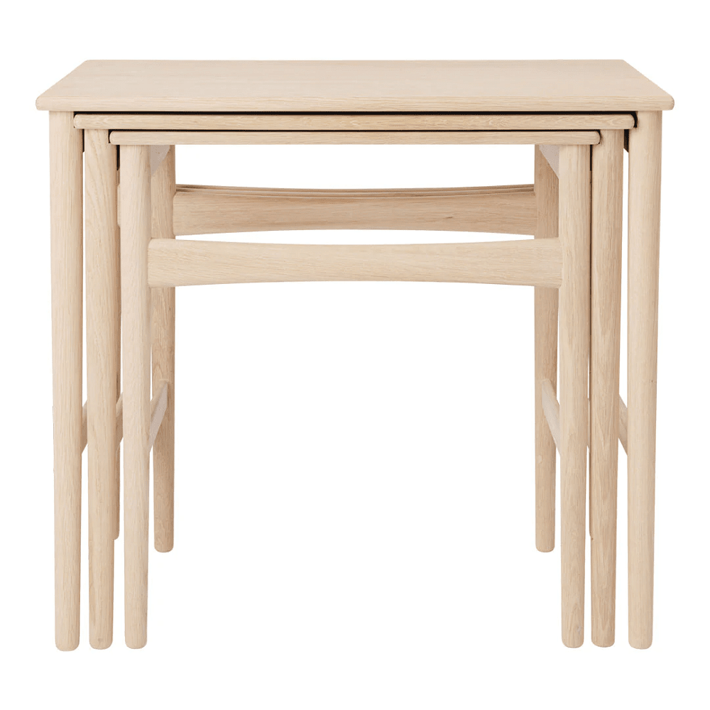 CH004 Nesting Tables Tables Carl Hansen Oak - Soap 