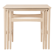 CH004 Nesting Tables Tables Carl Hansen Oak - Soap 