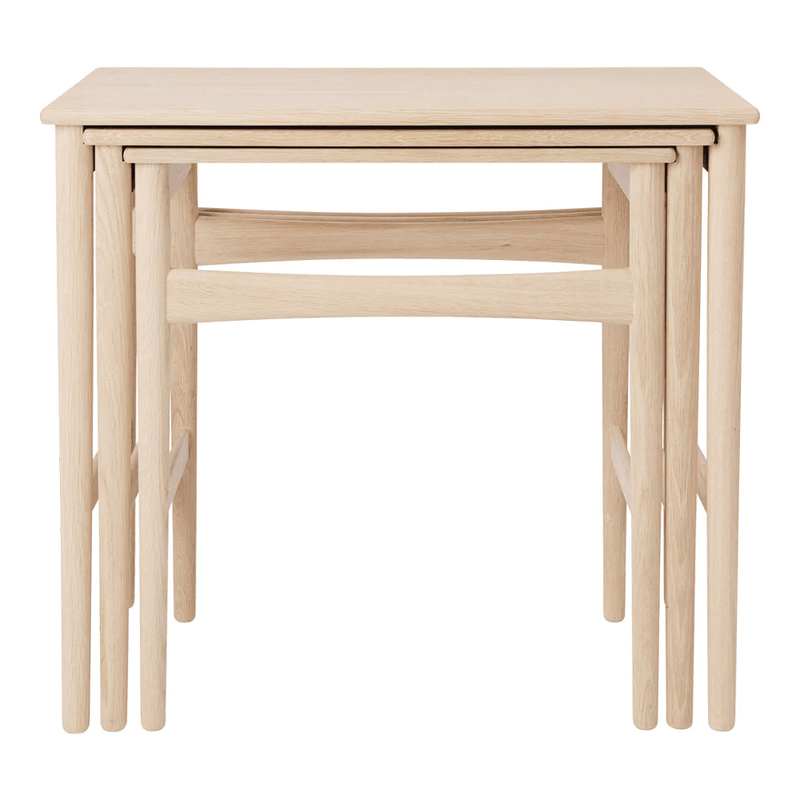 CH004 Nesting Tables Tables Carl Hansen Oak - Soap 
