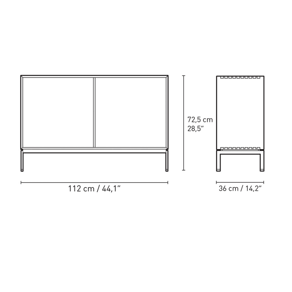 FK63 Floor Standing Open With Trays storage Carl Hansen 