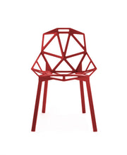 Chair One Stacking - Star Base - 2-Pack Outdoors Magis Red Seat & Legs 