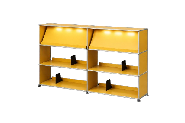 USM Vinyl Display Cabinet 3x2