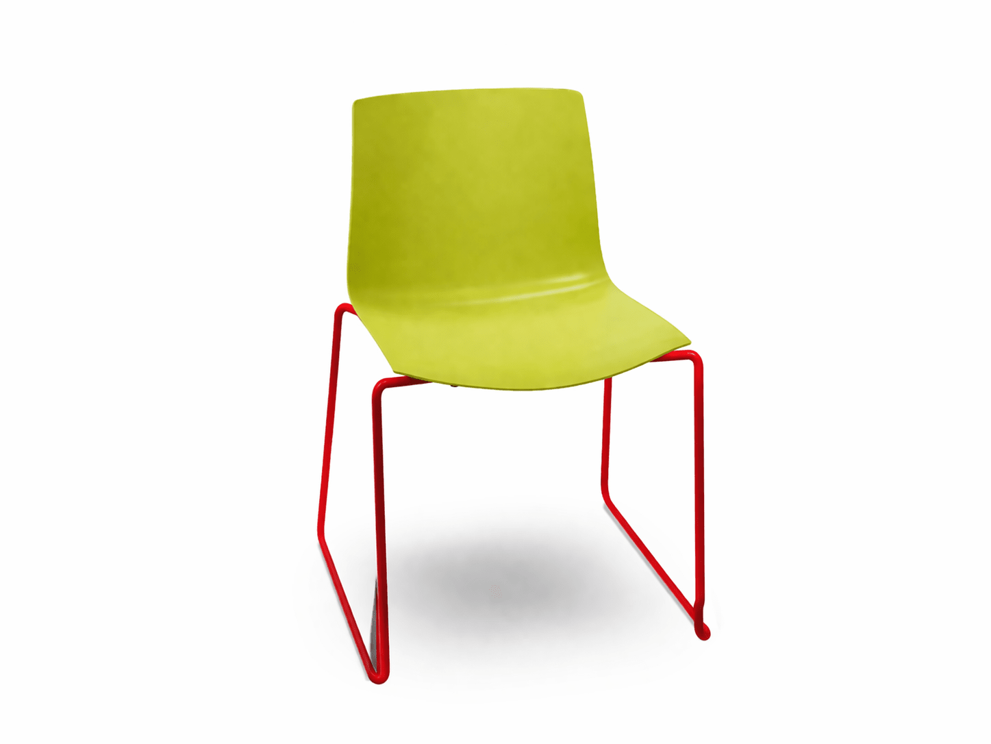 Catifa 46 Polypropylene Sled Base Chair Side/Dining Arper 