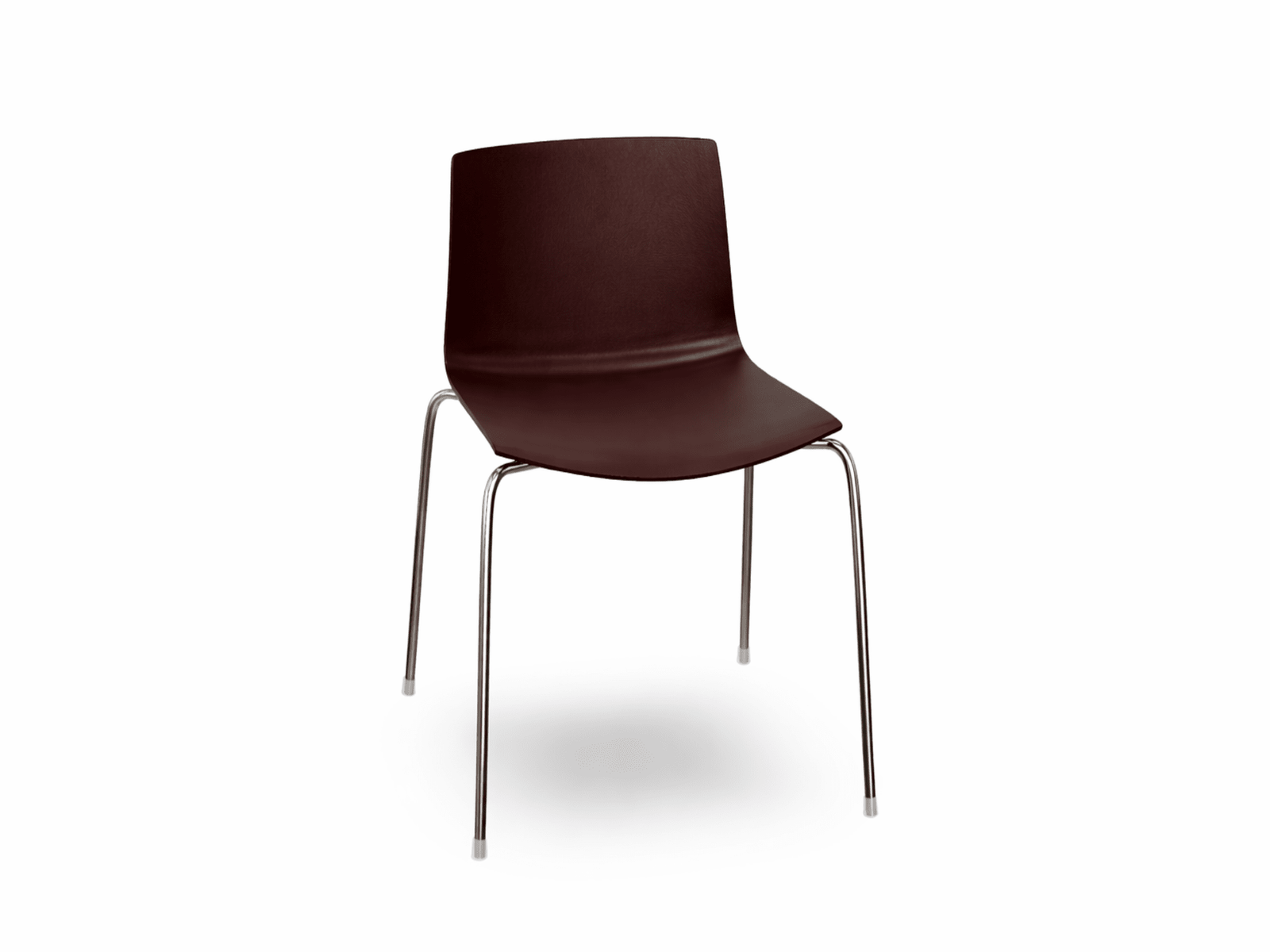 Catifa 46 Four Leg Polypropylene Bi-color Side Chair Side/Dining Arper 