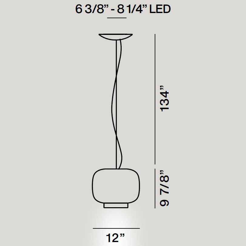 Chouchin Suspension Lamp suspension lamps Foscarini 