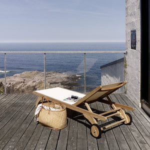 Columbus Sunbed chaise lounge Skagerak by Fritz Hansen 