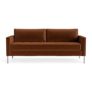 Paramount 80" Sofa Sofa BluDot Copper Velvet Stainless Steel 