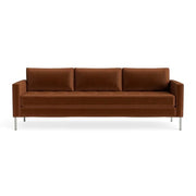 Paramount 95" Sofa Sofa BluDot Copper Velvet Stainless Steel 
