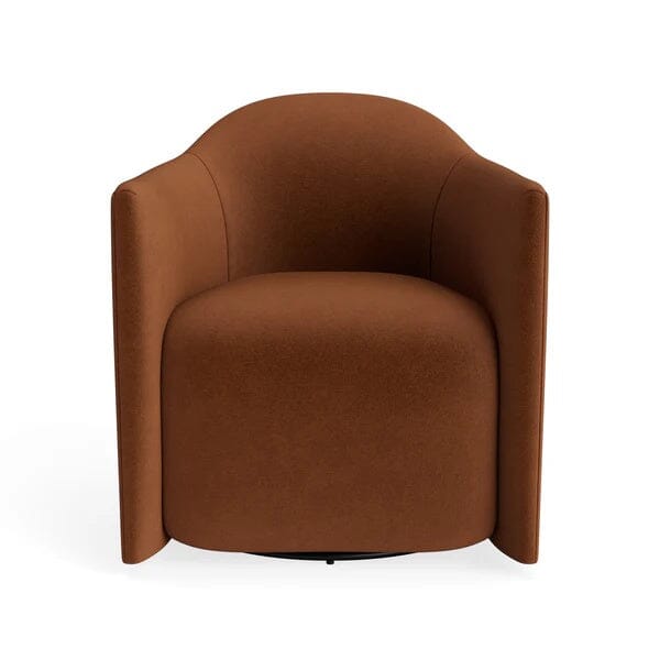 About Face Swivel Lounge Chair lounge chair BluDot Copper Velvet 
