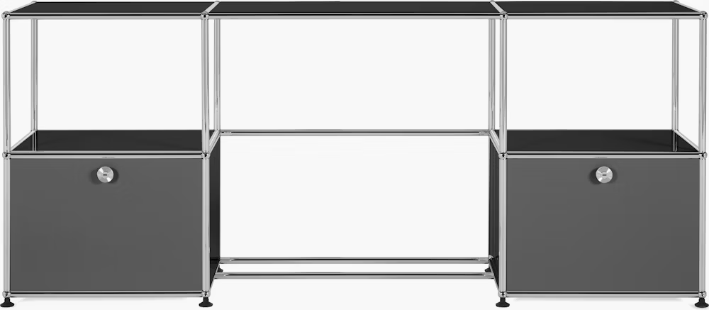 USM Haller Double Storage Desk