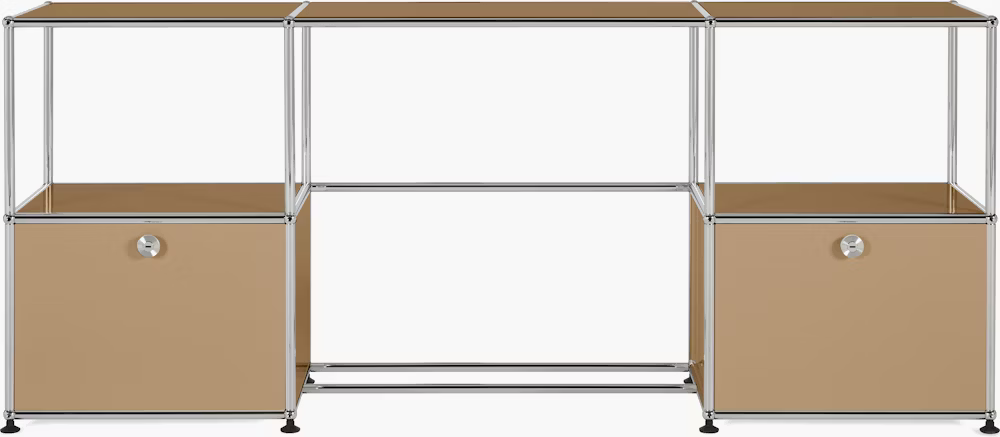 USM Haller Double Storage Desk