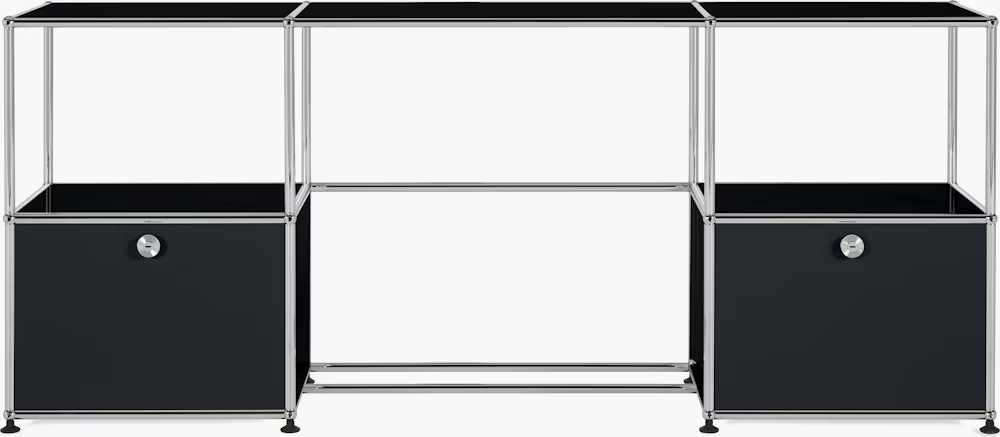 USM Haller Double Storage Desk