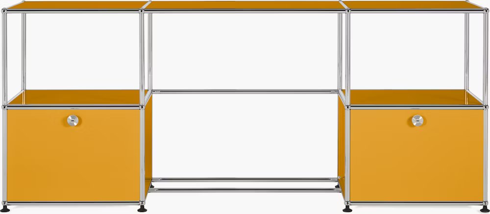 USM Haller Double Storage Desk