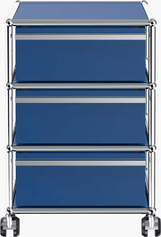 USM Haller Drawer Pedestal office USM Graphite blue 