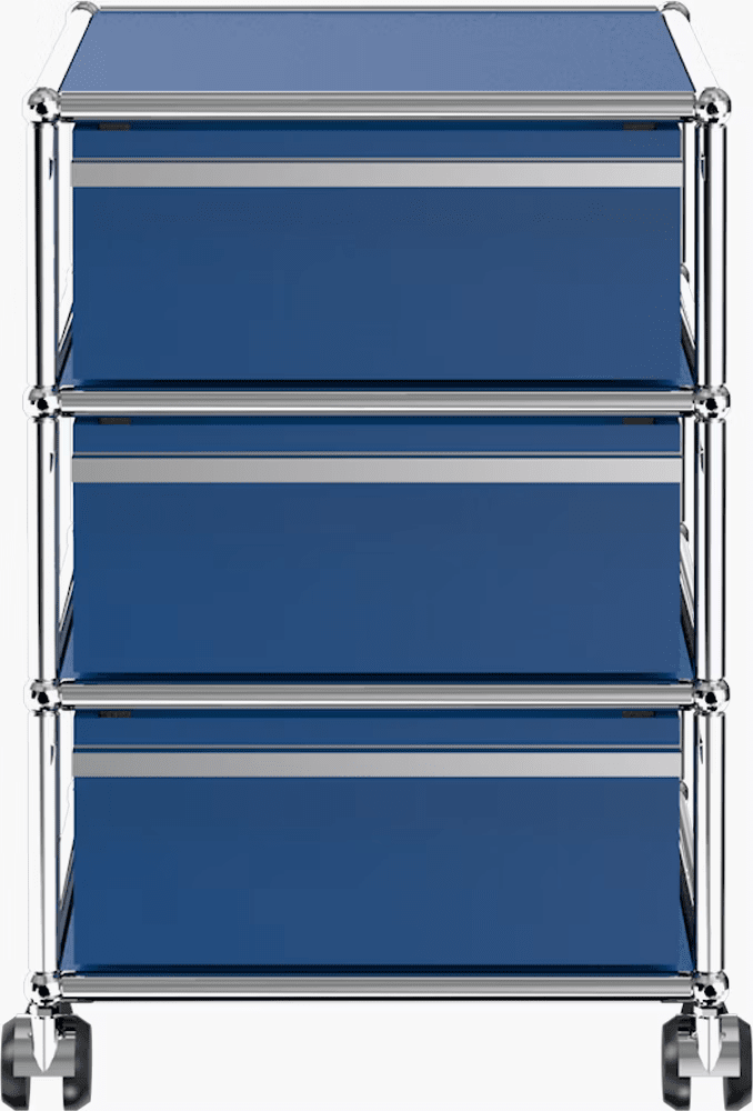 USM Haller Drawer Pedestal office USM Graphite blue 