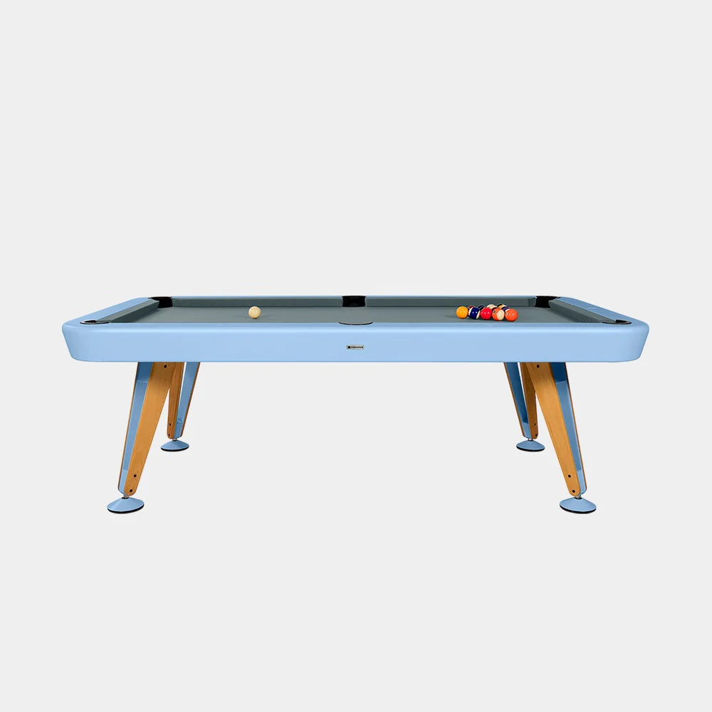 DIAGONAL COVERED OUTDOOR POOL TABLE