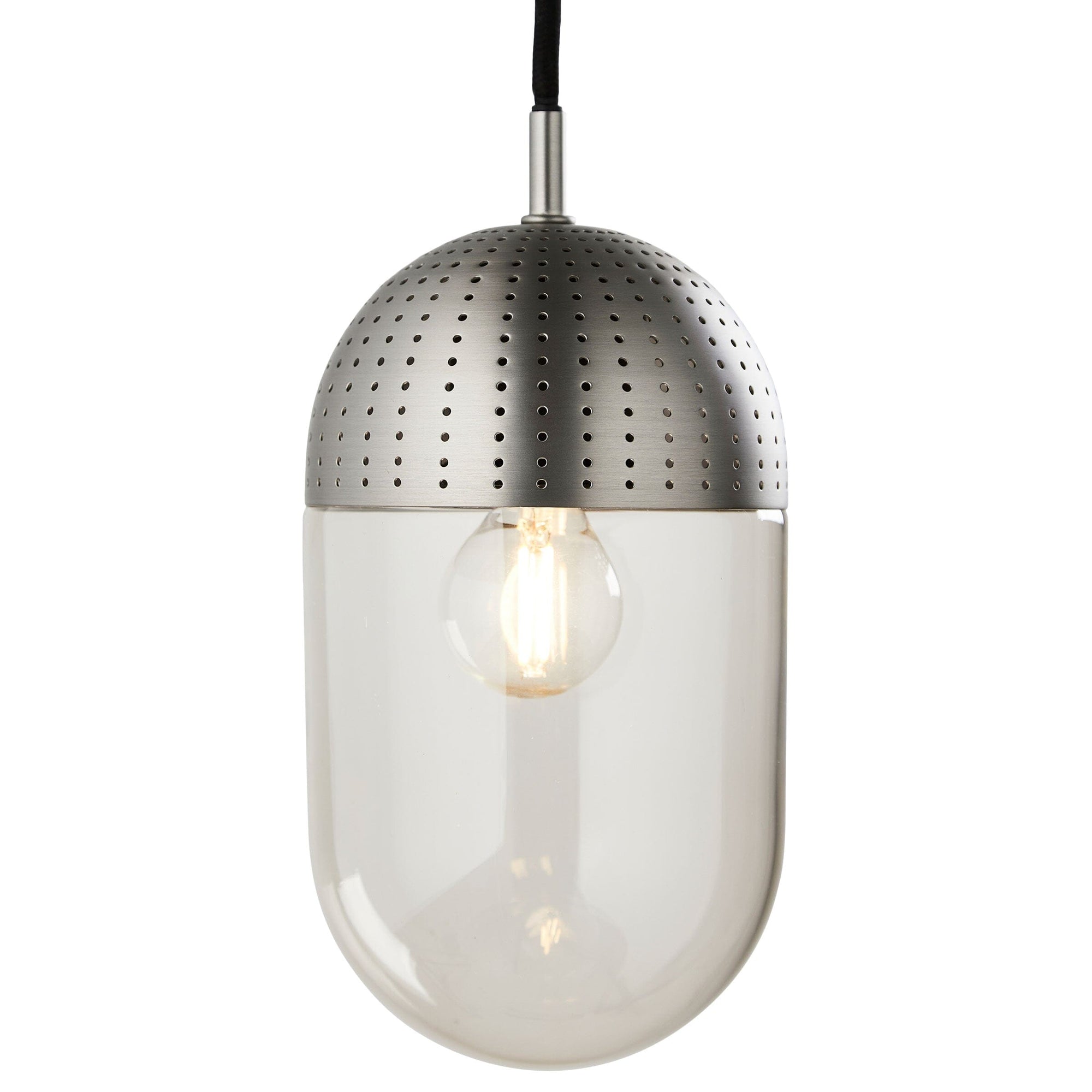 Dot Pendant Light hanging lamps Woud Large - 8.2" Satin Plated 