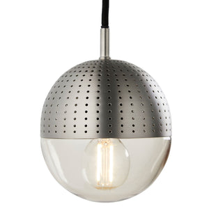 Dot Pendant Light hanging lamps Woud Small - 5.1" Satin Plated 