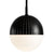 Dot Pendant Light hanging lamps Woud Small - 5.1" Black 