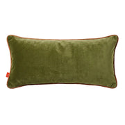Gus Modern Duo Pillow — Bastille Clover/Saddle Brown Leather / 20x10