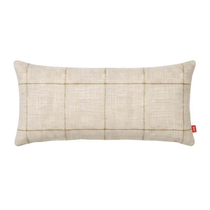 Gus Modern Duo Pillow — Lattice Copper/Velvet Russet / 20x10