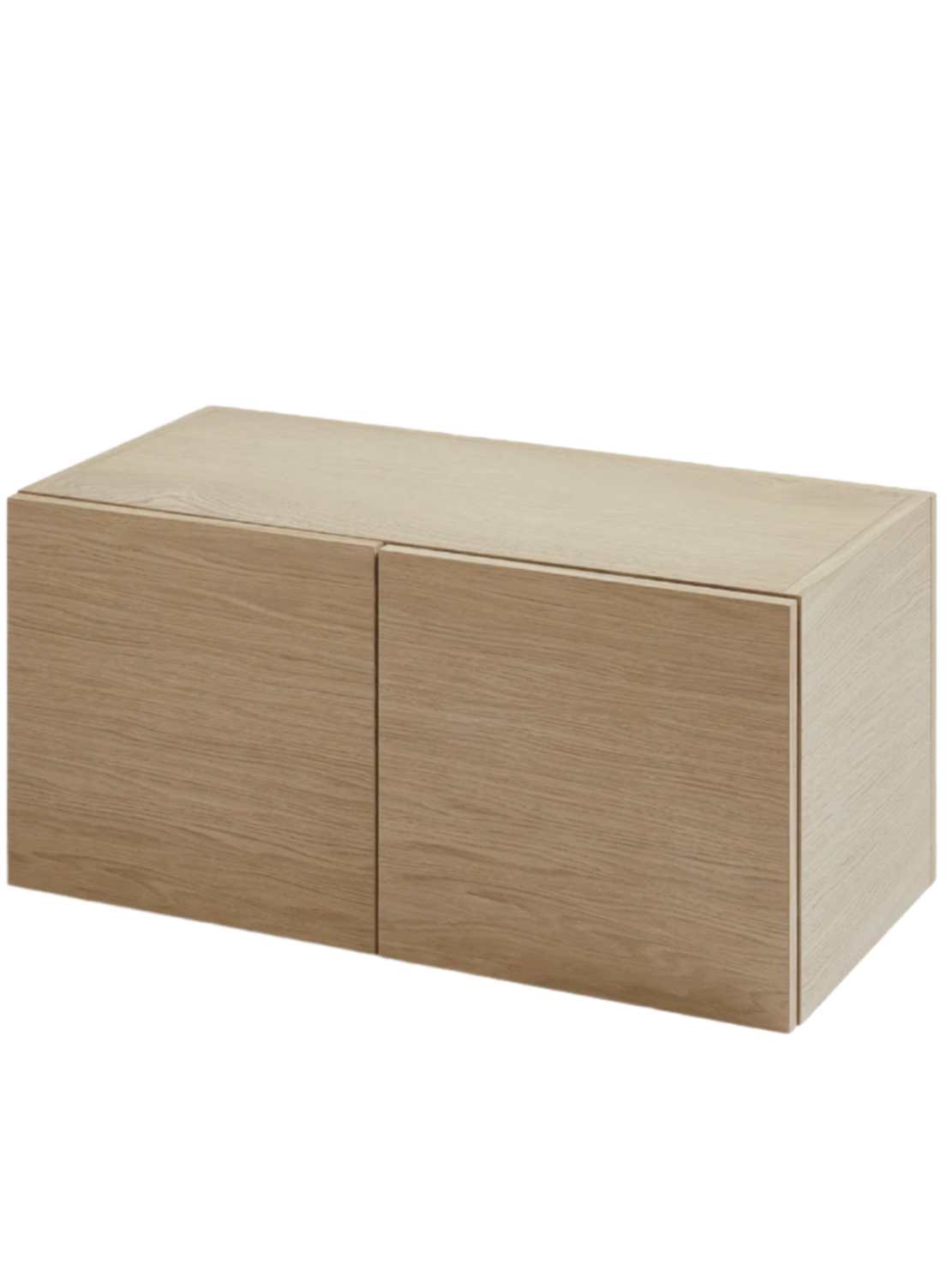 Elevate 2-Door Cabinet storage Woud White Pigmented Oak 