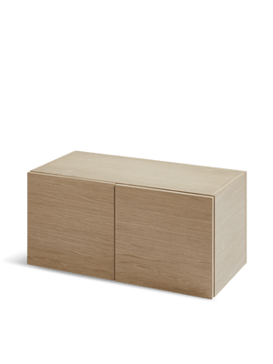 Elevate 2-Door Cabinet storage Woud White Pigmented Oak 