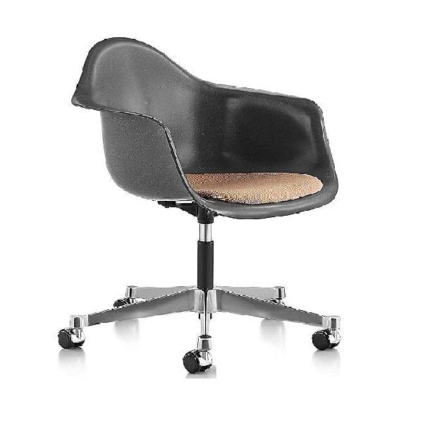 Eames Molded Task Armchair with Seat Pad task chair herman miller 