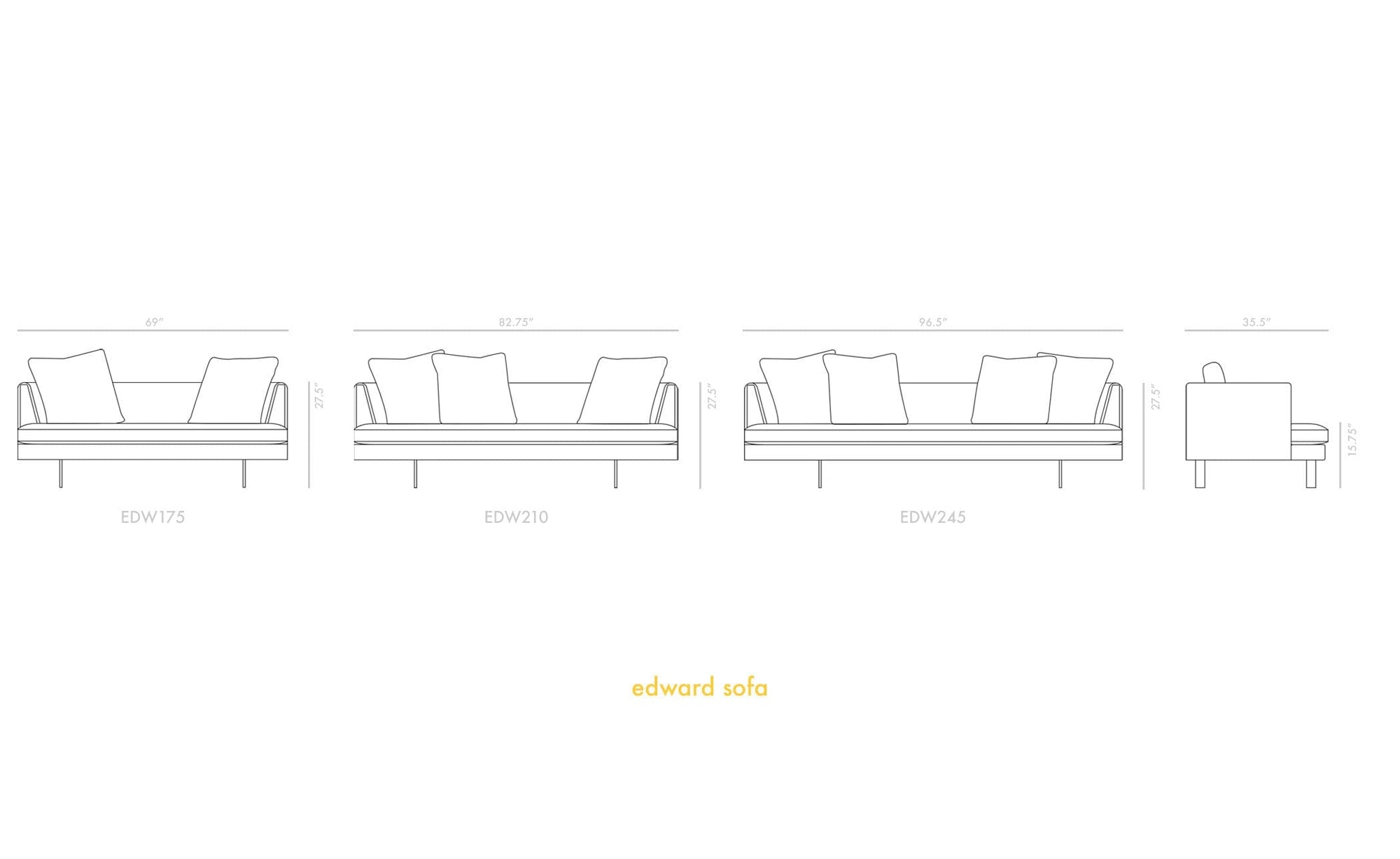 Edward Sofa - EDW 210 Sofa Bensen 