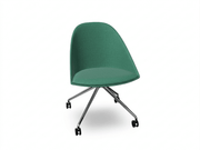 Cila Fully Upholtered Chair With Fixed Trestle Base Chairs Arper 