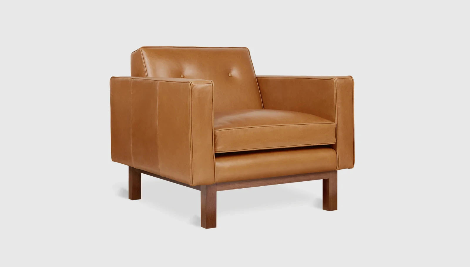 Embassy Chair lounge chair Gus Modern Tucson Sienna Leather 