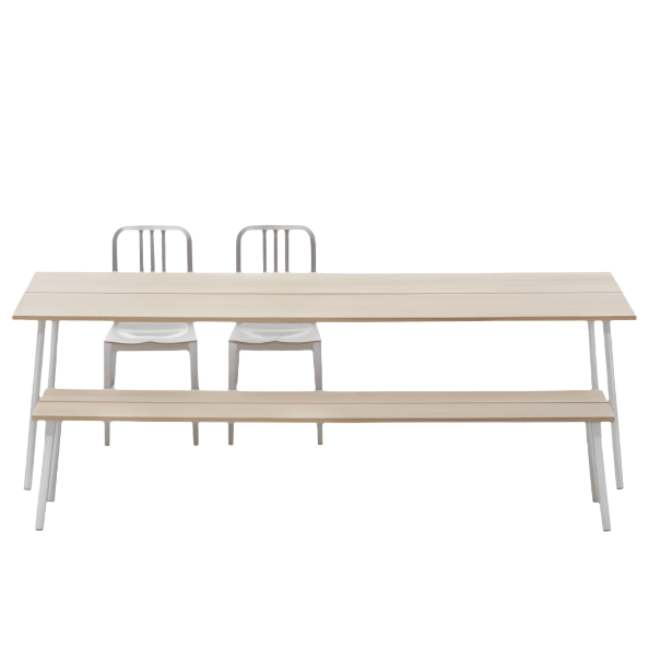 Emeco Run Bench - Wood Benches Emeco 