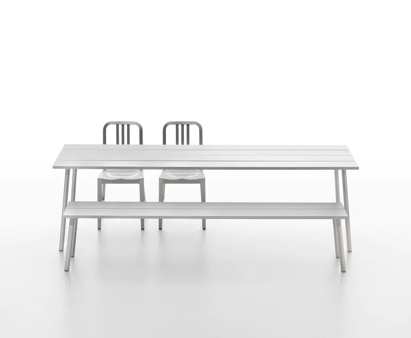 Emeco Run Bench - Aluminum Benches Emeco 