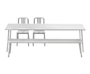 Emeco Run Bench - Aluminum Benches Emeco 