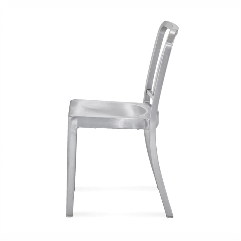 Emeco Heritage Stacking Chair Side/Dining Emeco Hand Brushed No Seat Pad All-round soft plastic TPU glides (set of 4) +$20