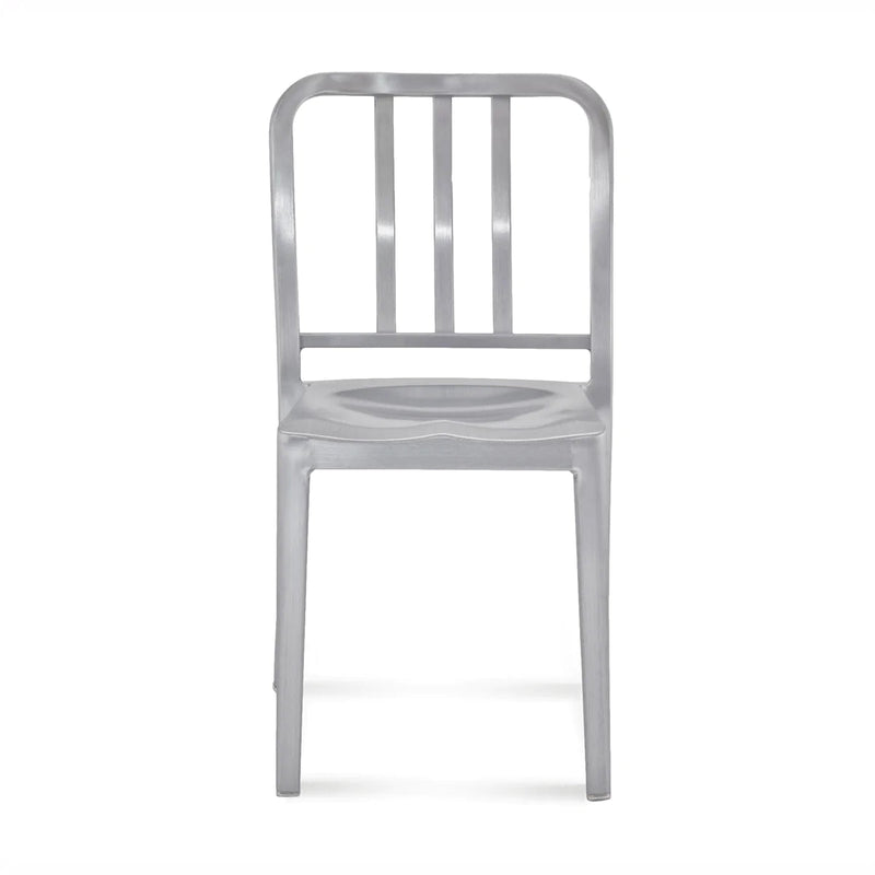 Emeco Heritage Stacking Chair Side/Dining Emeco Hand Brushed No Seat Pad Hard plastic glides for carpet (set of 4) +$20
