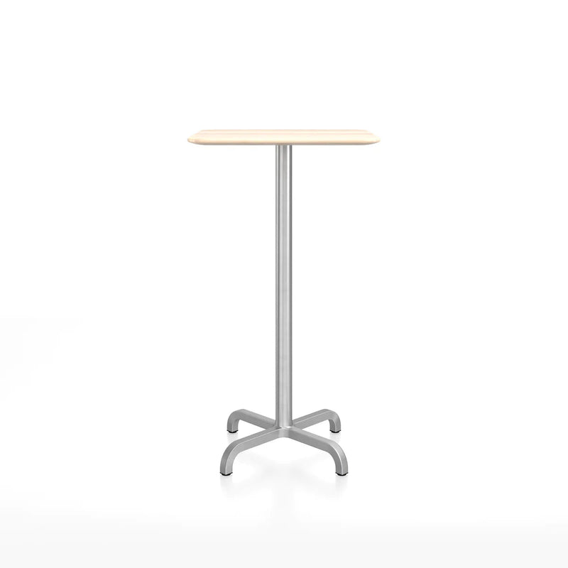 Emeco 20-06 Rectangular Bar-Height Table bar height tables Emeco Accoya Wood 