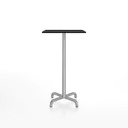 Emeco 20-06 Rectangular Bar-Height Table bar height tables Emeco Black HPL 