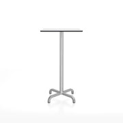 Emeco 20-06 Rectangular Bar-Height Table bar height tables Emeco White HPL 