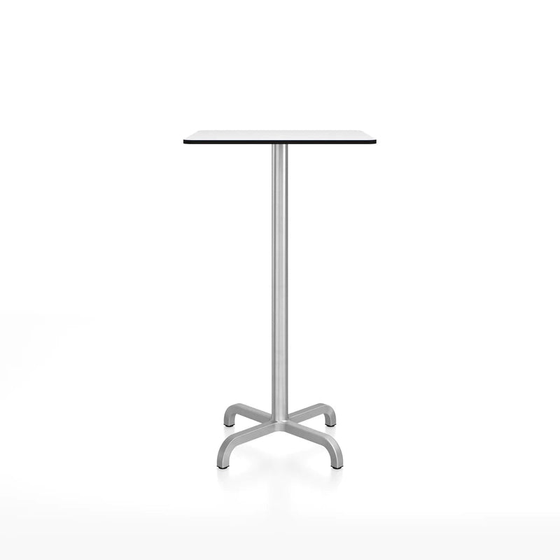 Emeco 20-06 Rectangular Bar-Height Table bar height tables Emeco White HPL 