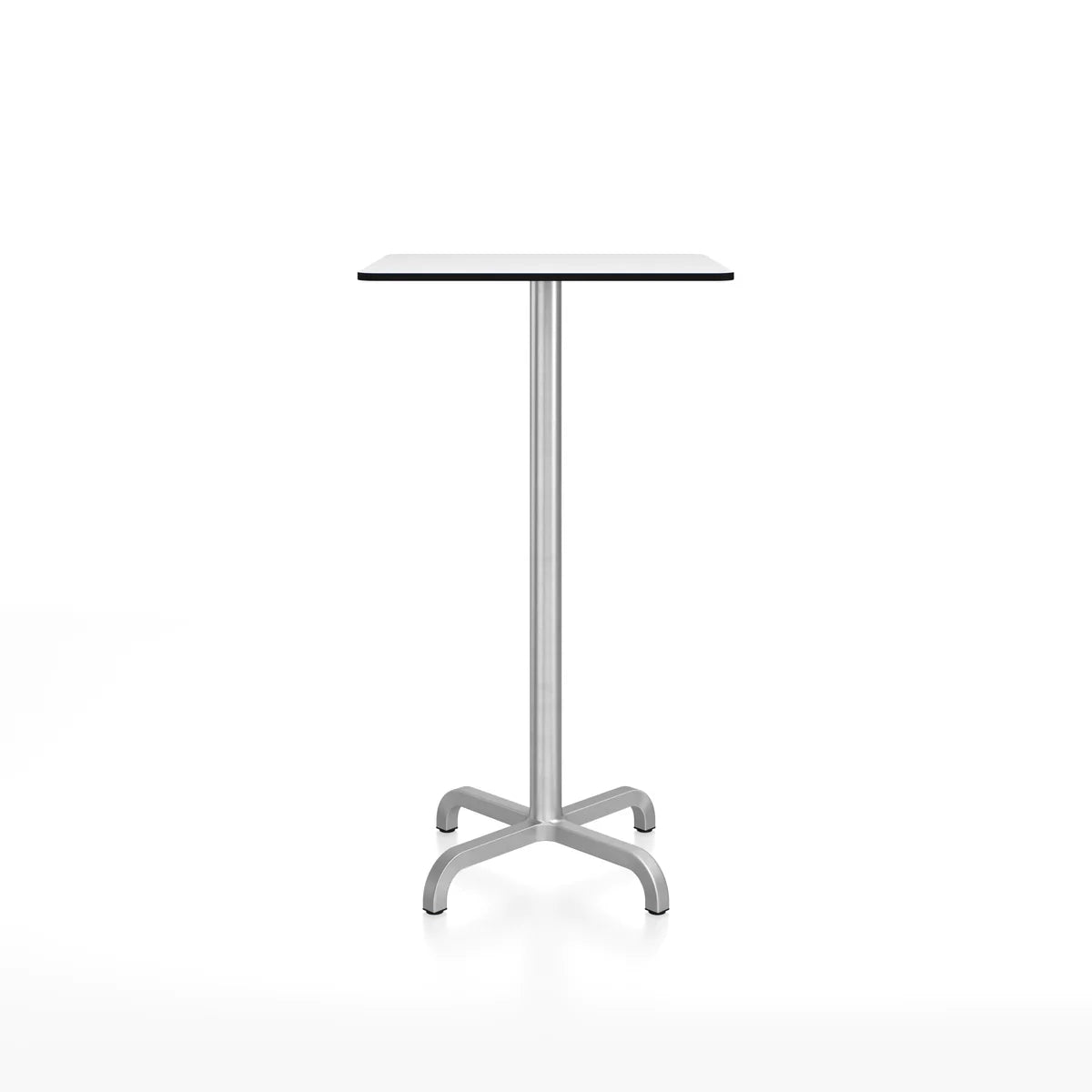 Emeco 20-06 Rectangular Bar-Height Table bar height tables Emeco White HPL 