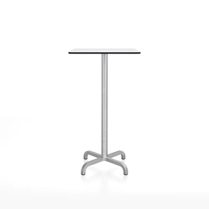 Emeco 20-06 Rectangular Bar-Height Table bar height tables Emeco White HPL 